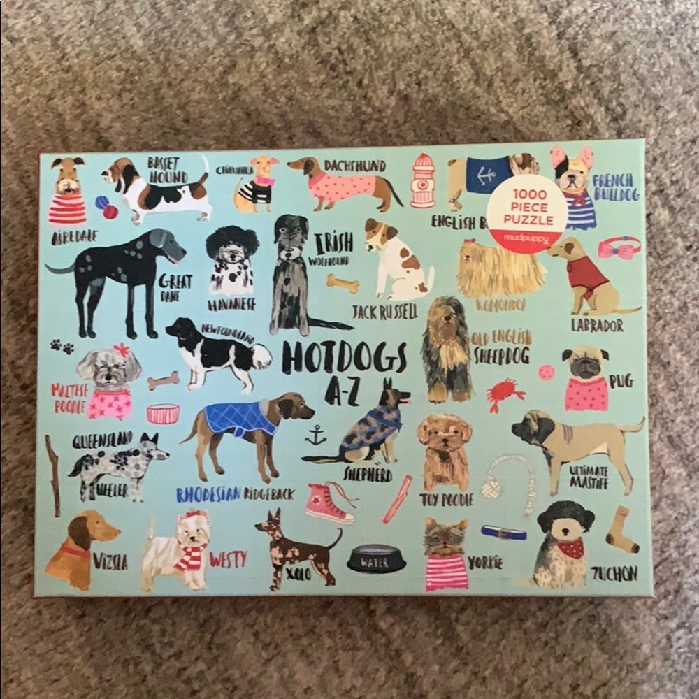 MUDPUPPY DOG PUZZLE 1000 piece